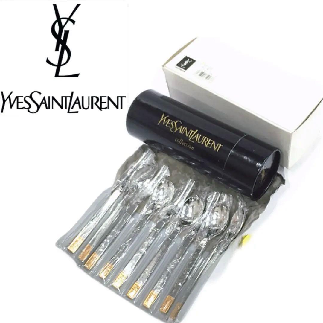 Aki Miya様【新品】専用ケース付き イヴサンローラン カトラリー 10本