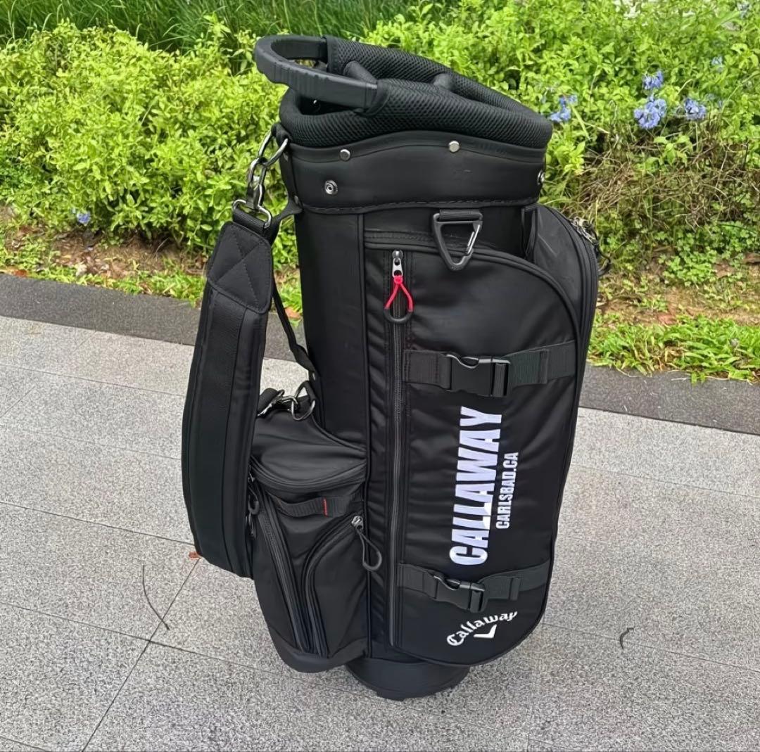 Callaway キャロウェイ　大収納力のキャディバッグ　自立式　ブラック