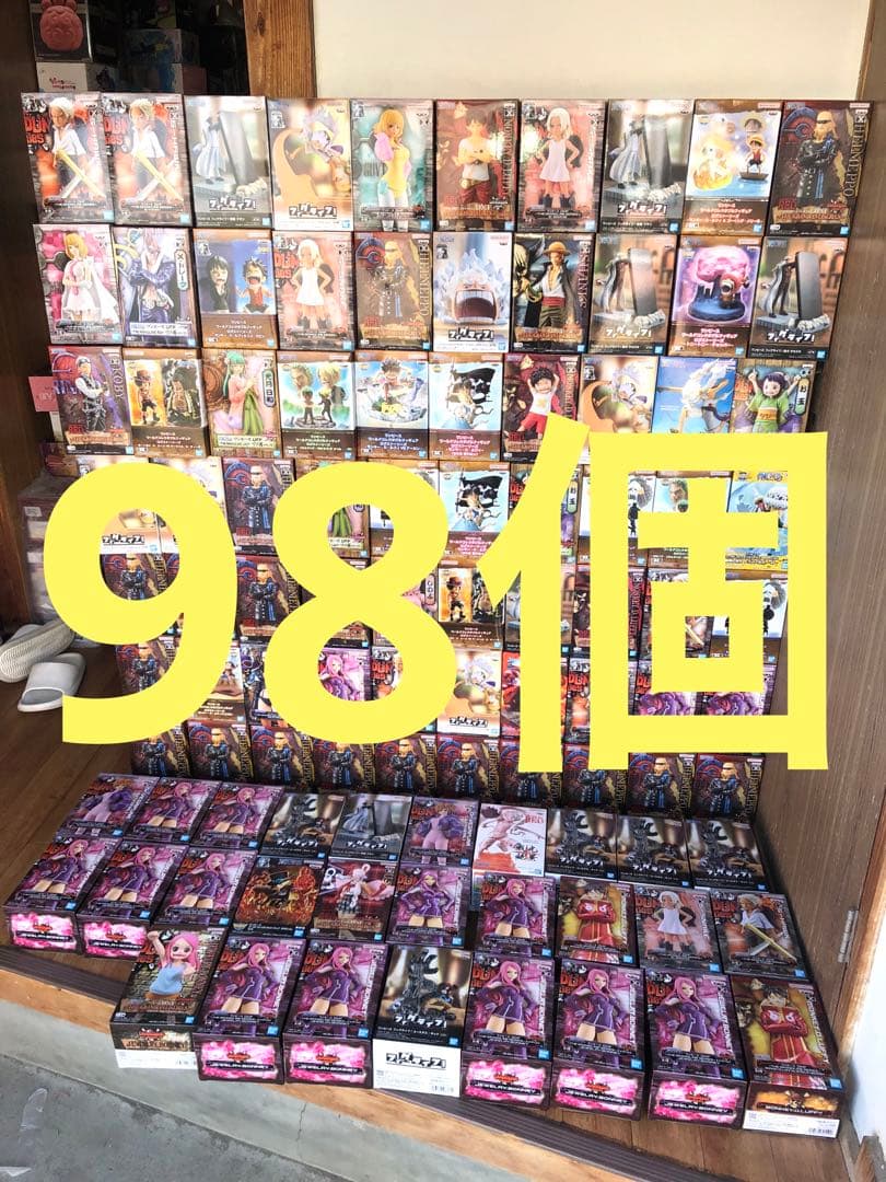 ワンピース　フィギュア　ワーコレ　エッグヘッド　ニカ　ギア5 小箱　98個