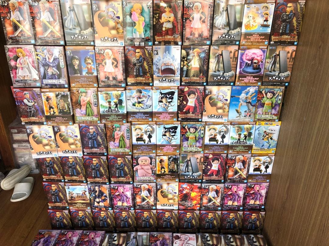 ワンピース　フィギュア　ワーコレ　エッグヘッド　ニカ　ギア5 小箱　98個