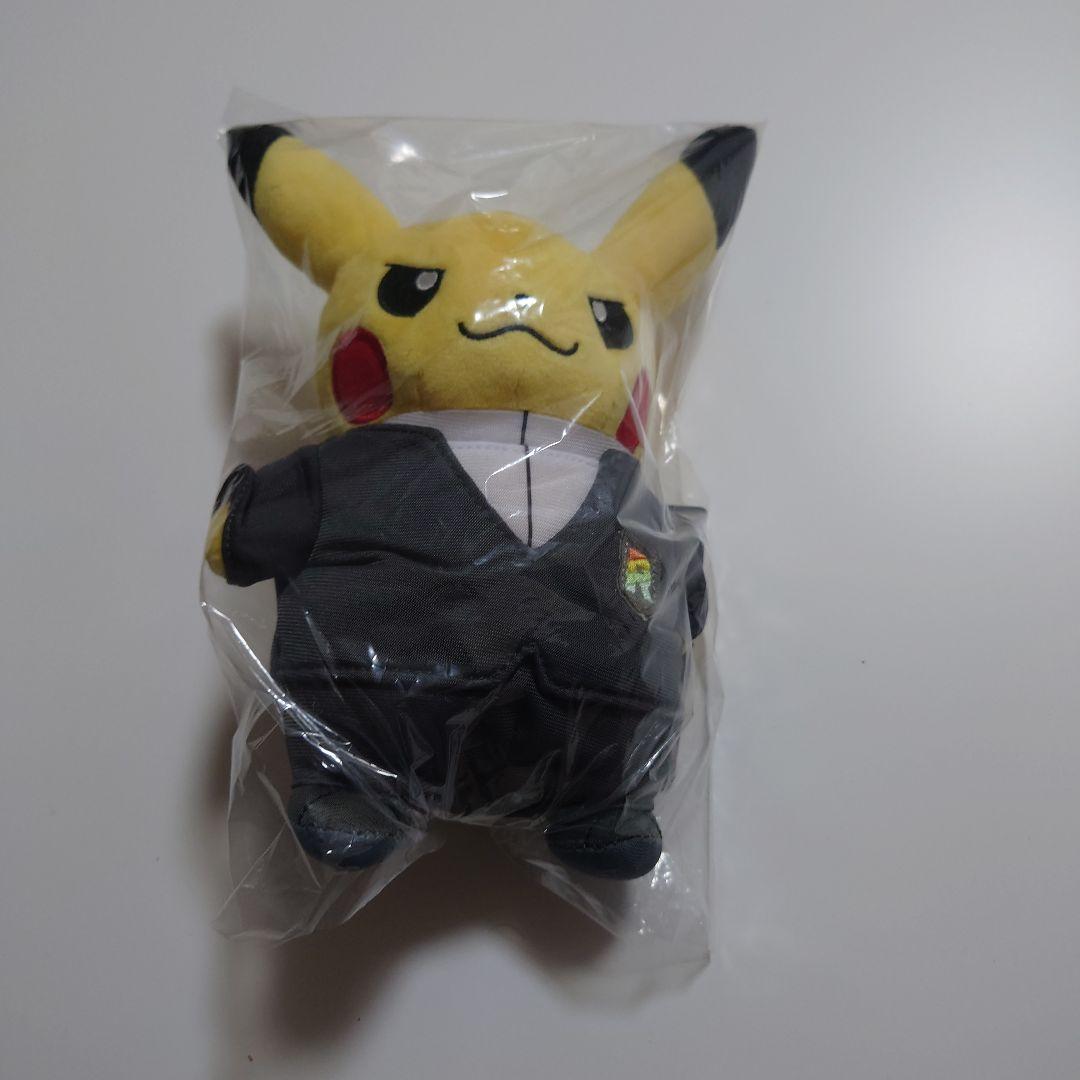 ボスごっこピカチュウ　ぬいぐるみ　ロケット団　サカキ　タグ付き