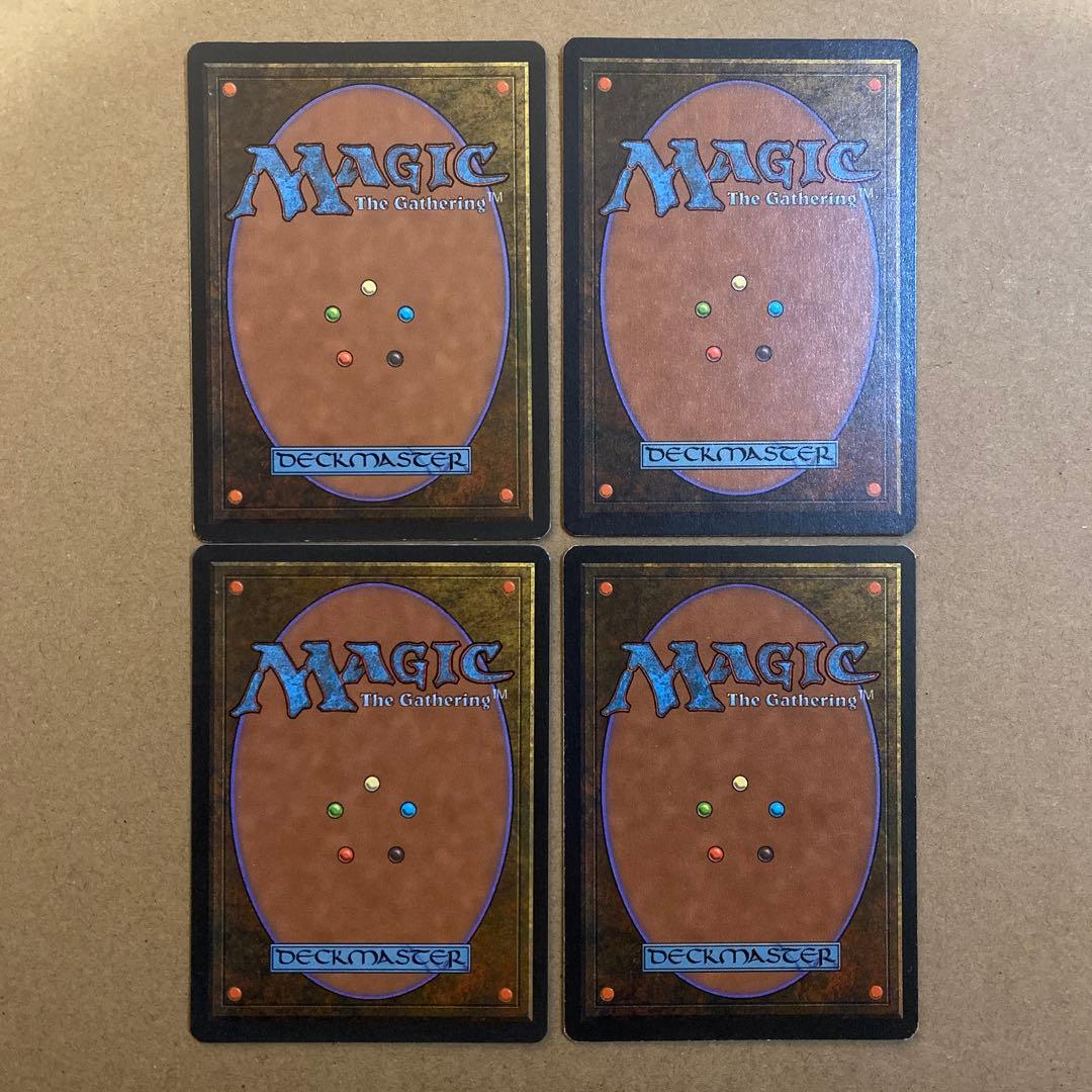 MTG 稲妻/Lightning Bolt 日本語 4版 黒枠 4枚