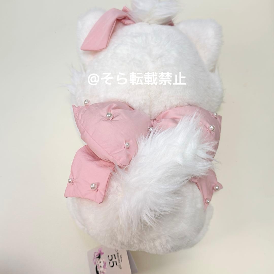 マリー 55周年 おしゃれキャット ぬいぐるみ ディズニーストア