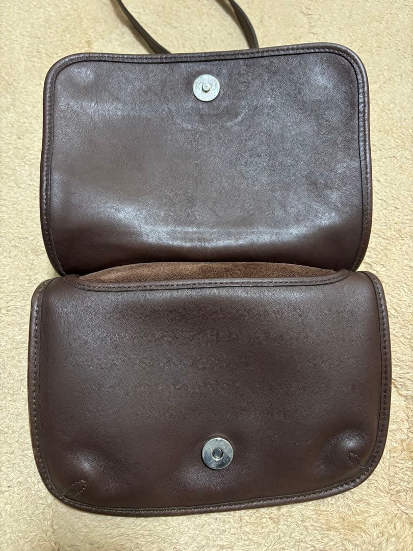 OLD COACH レザーショルダーバッグ オールドコーチ レザーポシェット