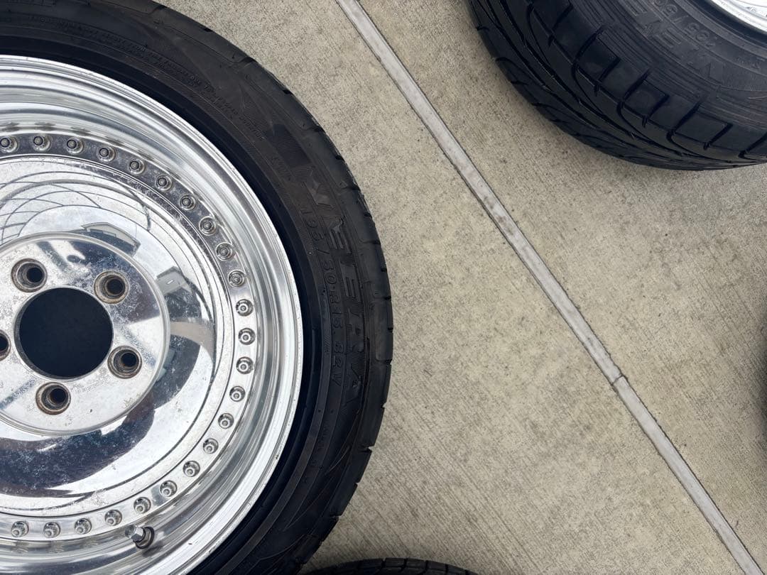 値下げ　希少　鍛造　深リム　15インチ　8.5j 5H114.3 エプシロン