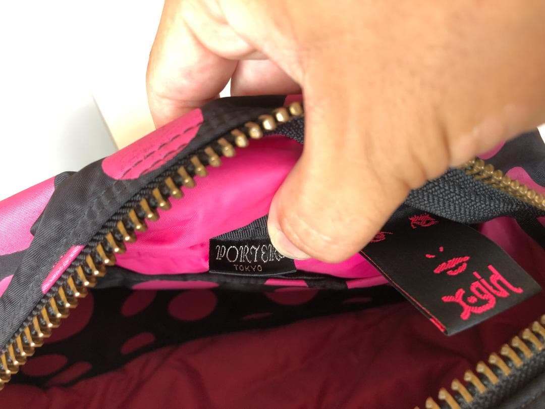 良品　ポーター　草間彌生　2way ウエスト　ポーチ　ボディーバッグ　旅行