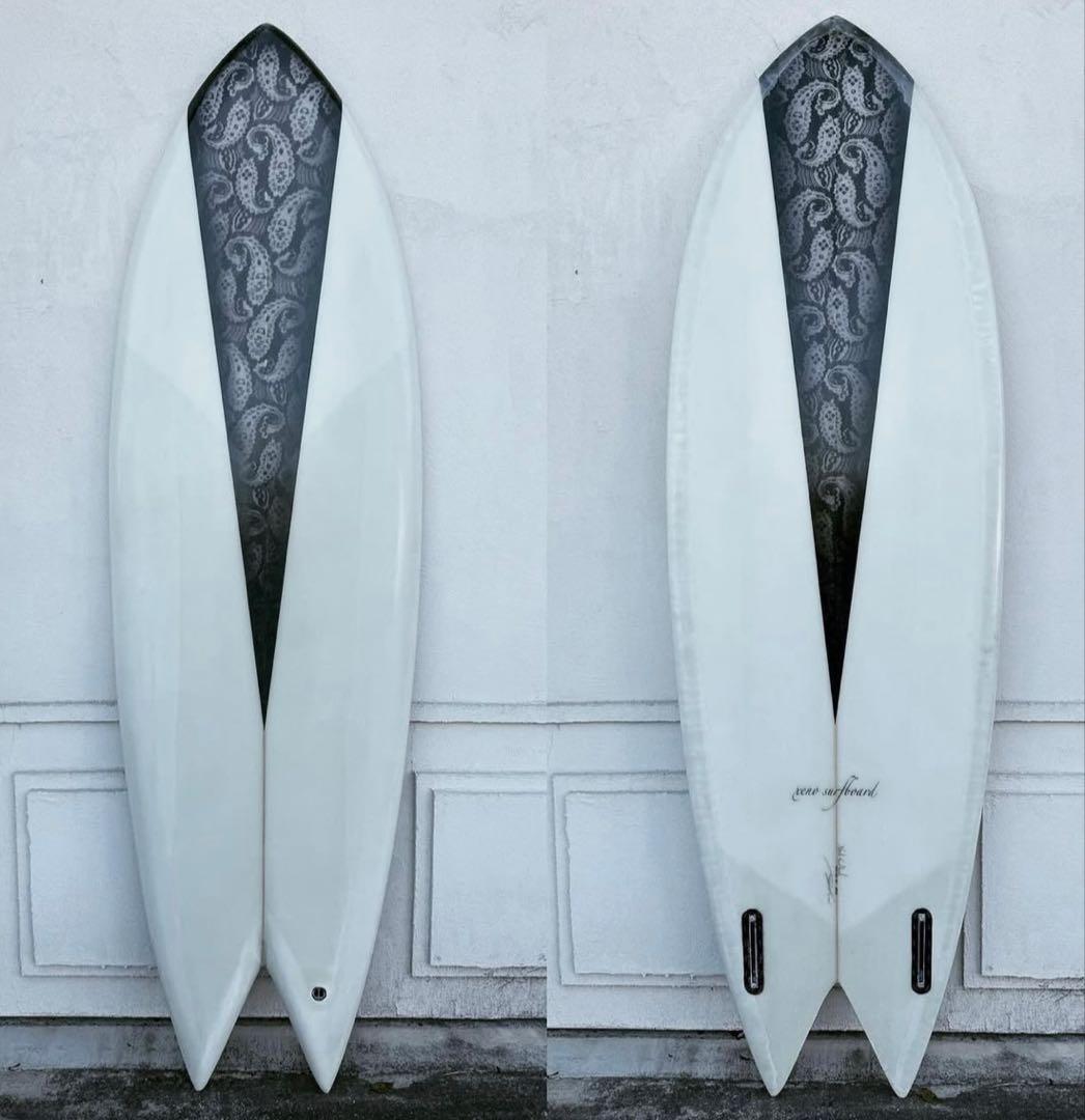 配送可送料無料　 xenosurfboard ツインフィッシュ