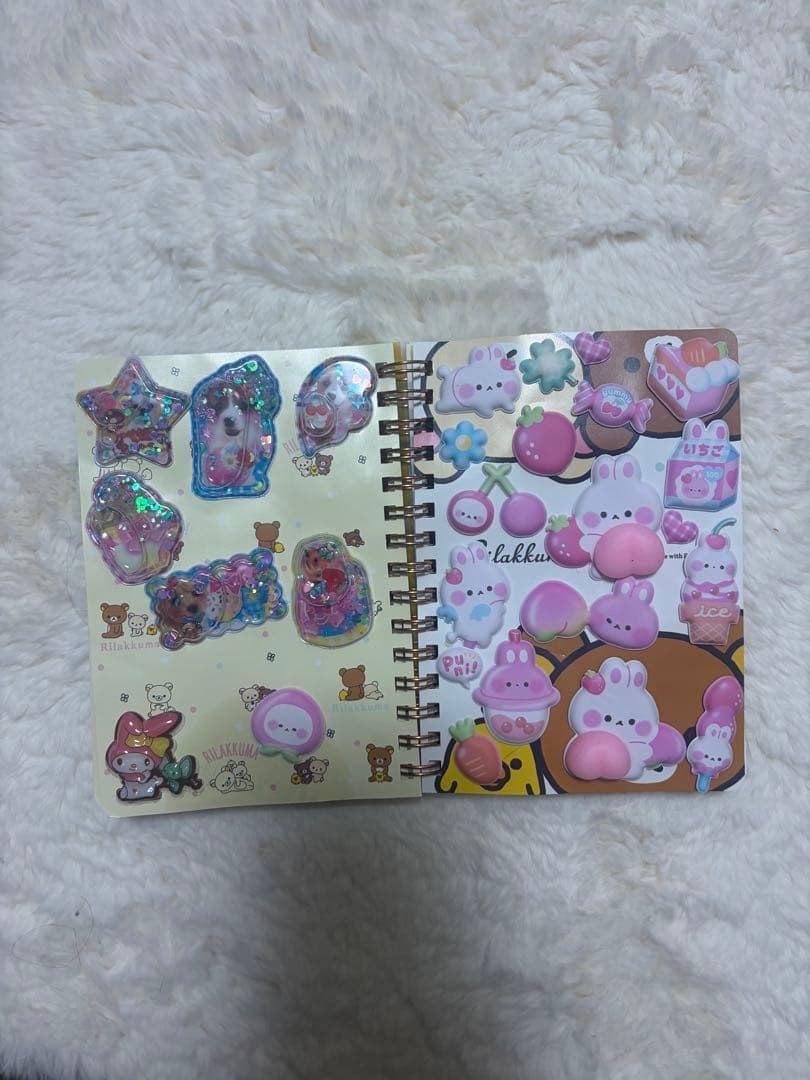 リラックマ シール帳 完成品 ボンボンドロップシール ウォーターシール