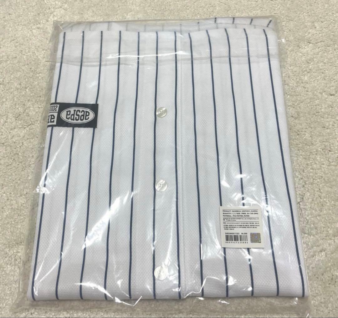 aespa ベースボール ユニフォーム トレカ カリナ