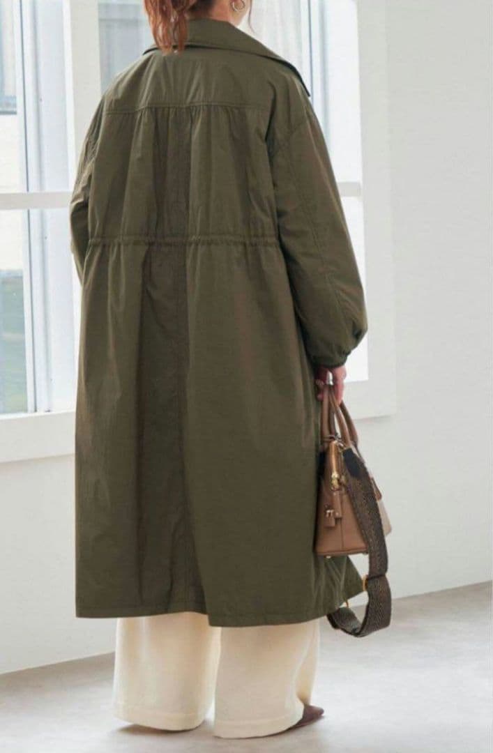 スピックアンドスパン 撥水 モッズコート 美品 36