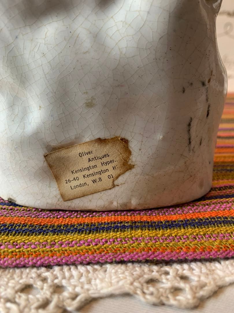 イギリス製　アンティーク　ケンジントン・ハイパーマーケットのレアな馬のペア置物！