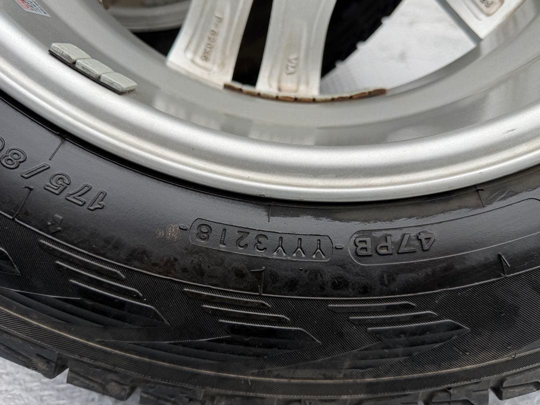 16インチ ホイール・タイヤセット . 175/80/R16