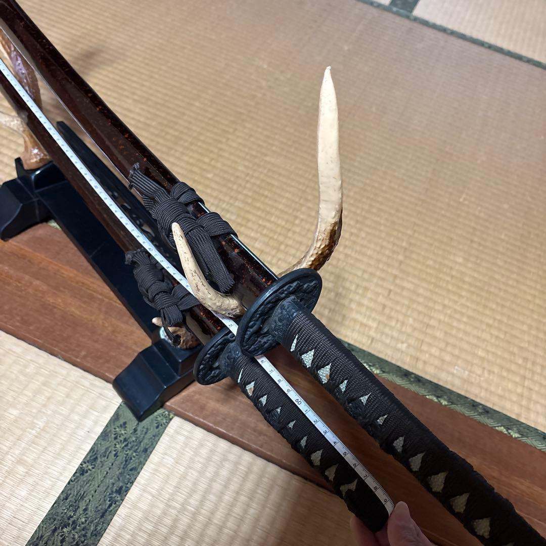 模造刀　刀 2本　 漆黒の刃