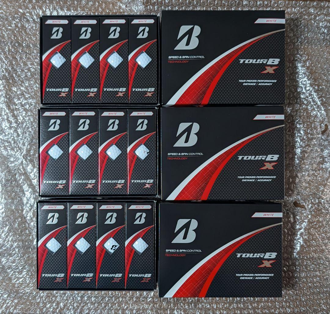 新品 ブリヂストン TOUR B X ホワイト　2024年モデル　3ダース