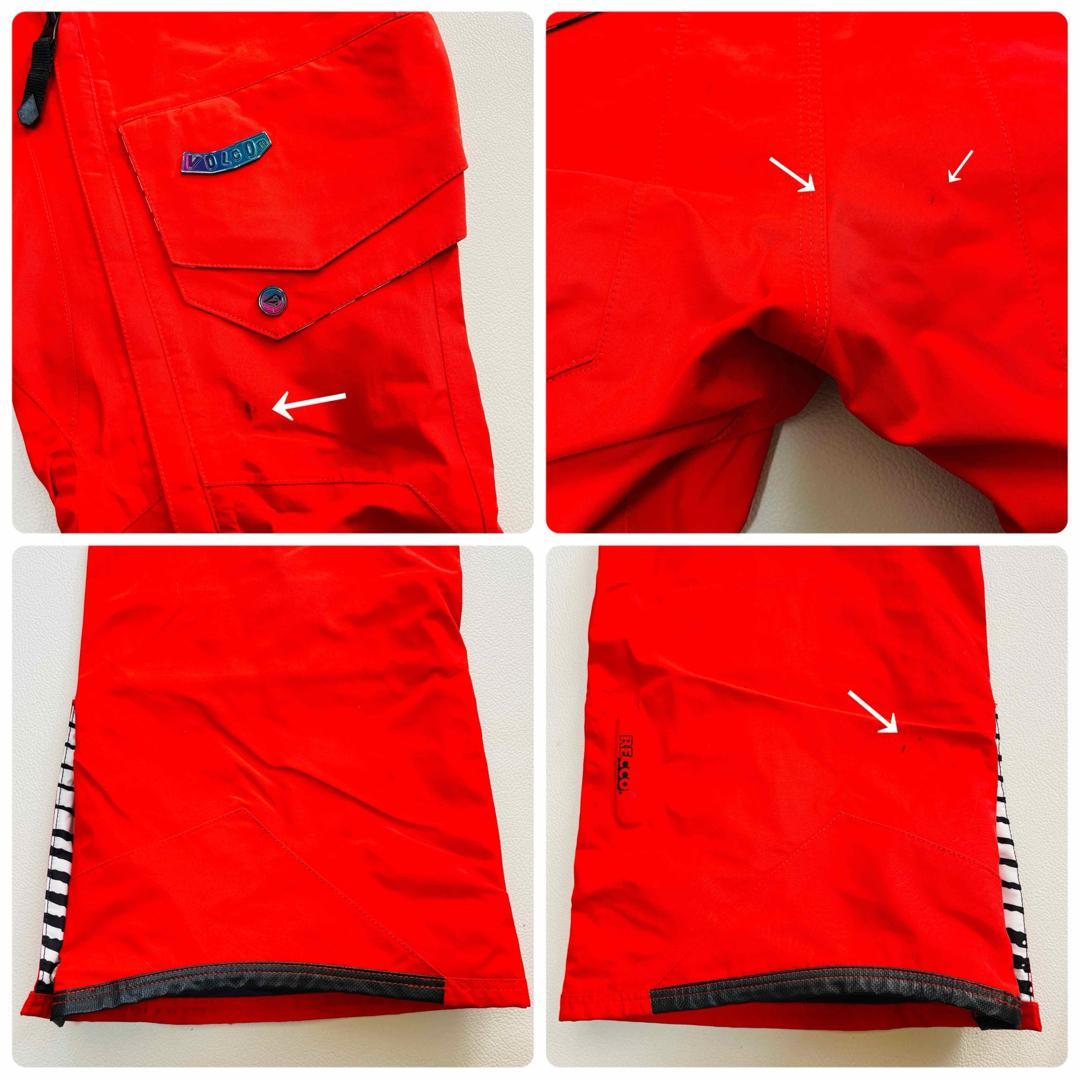 6699 ボルコム　パンツ　ゴアテックス　スノボ　レッド　メンズ　RECCO付