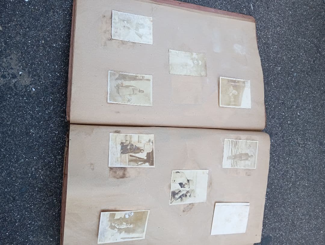 満州の古い写真７０枚、貼り付け、戦争、戦前、生写真