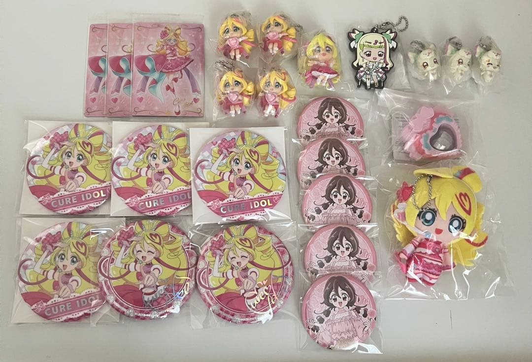 キミとアイドルプリキュア　キュアアイドル　キュアズキューン　缶バッジ　まとめ売り
