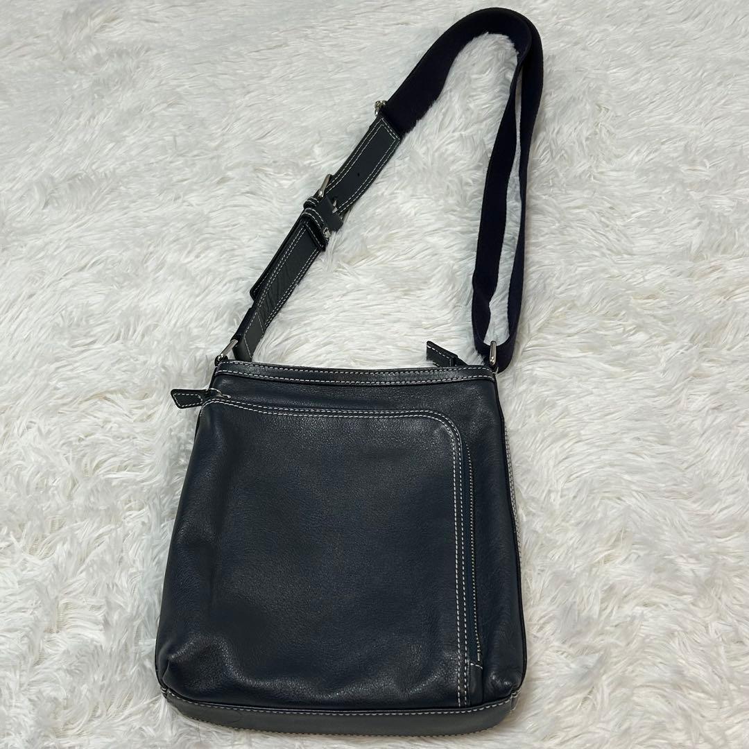 美品kitamura ( キタムラ ) × 高田純次 コラボ ショルダーバッグ