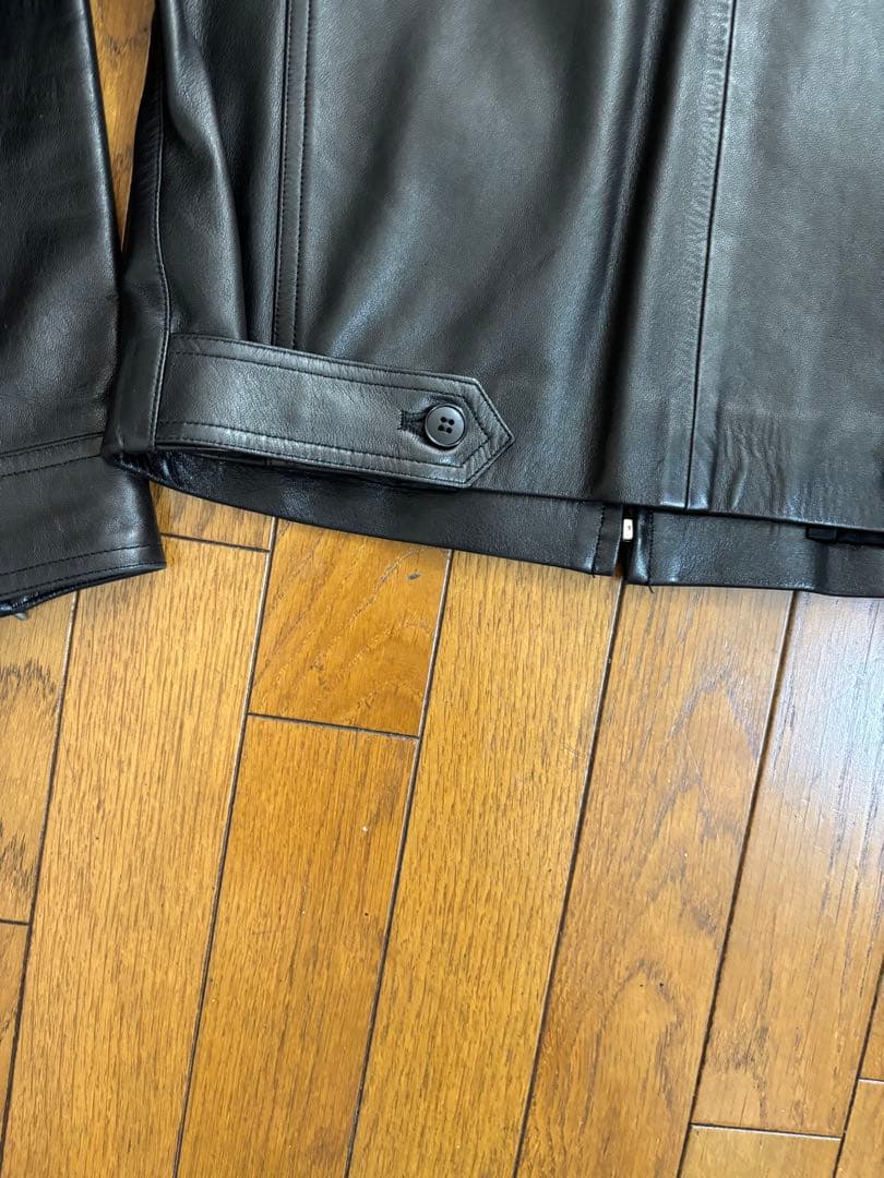 アニエスベー スペシャル　羊革　シングルライダース風　革ジャン　フランス製