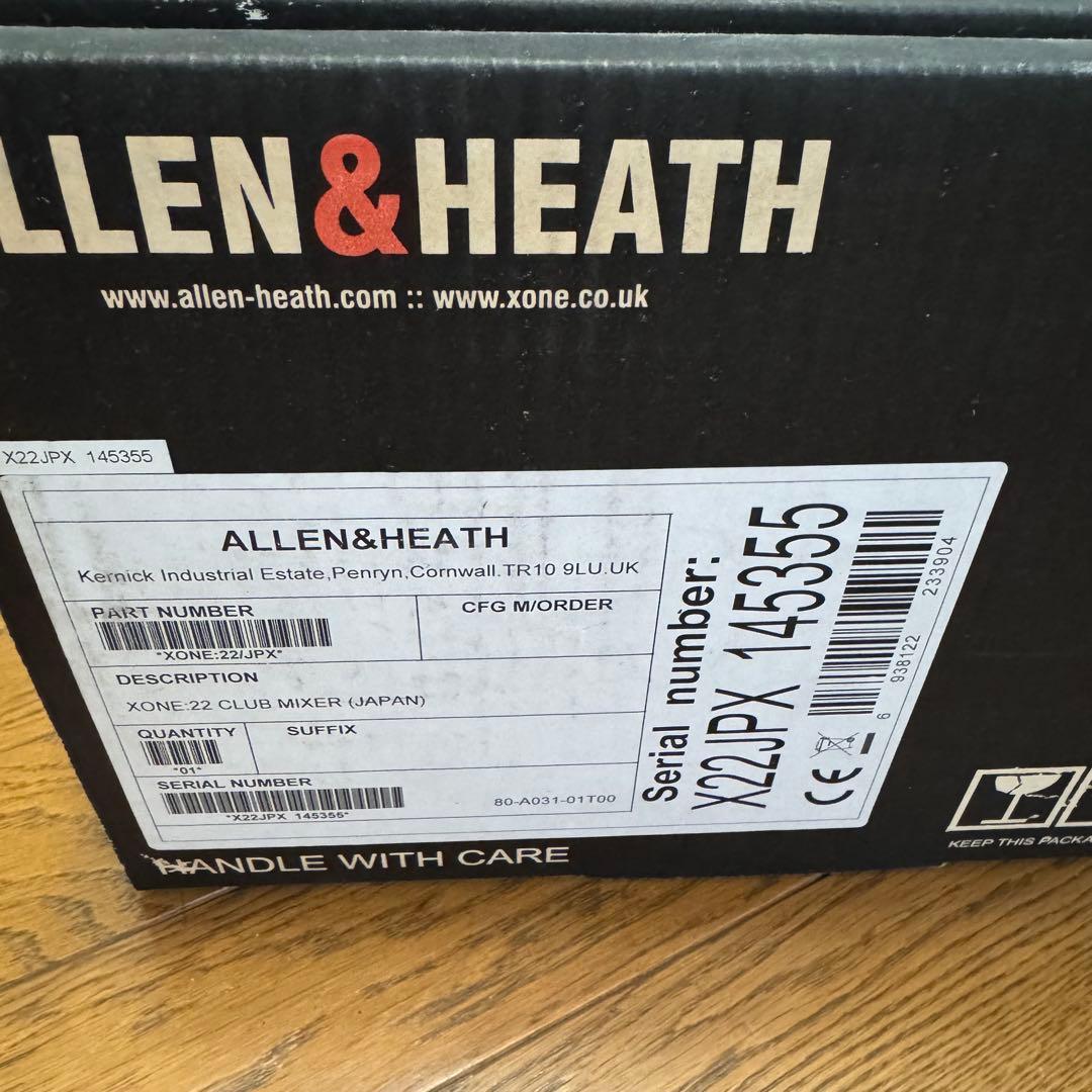 ALLEN & HEATH XONE:22 DJミキサー　ジャンク DJ機材