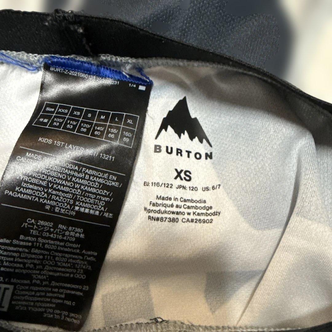 BURTON スノーボードウェアセット XS 迷彩