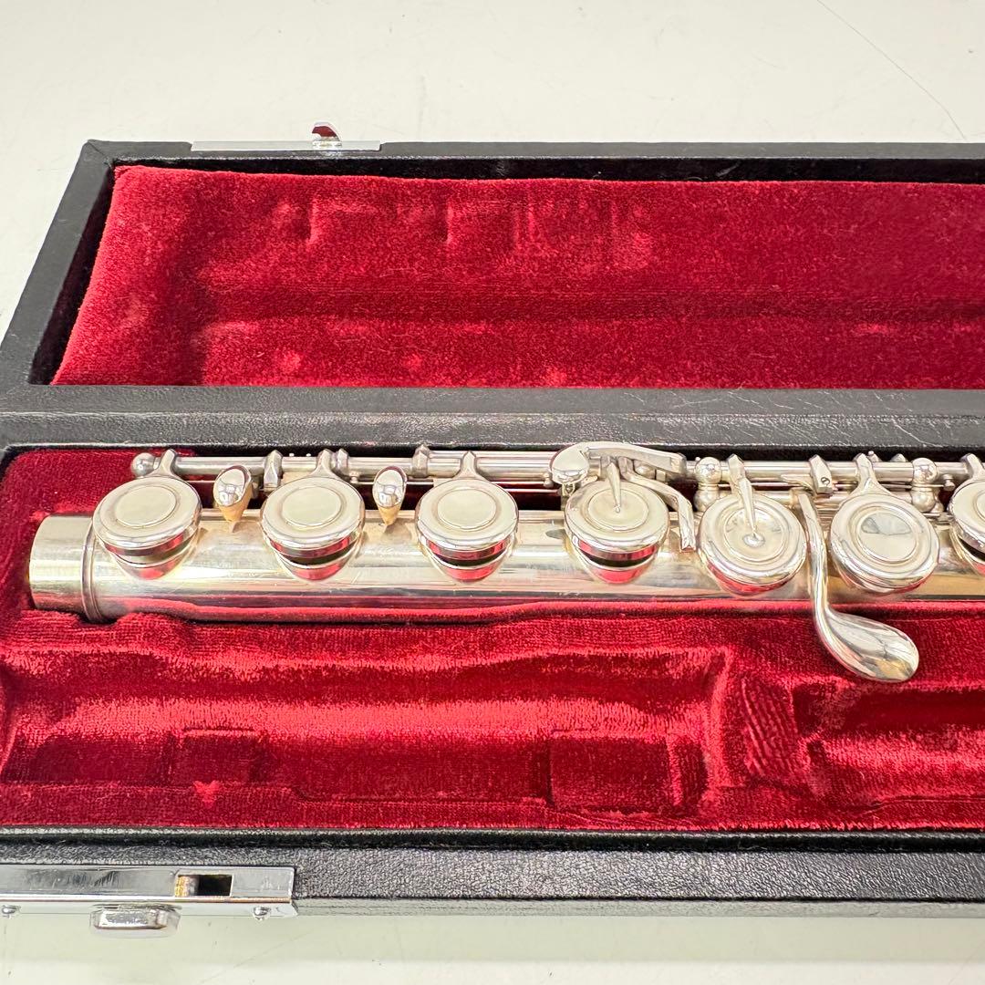 【美品・ケース付属】YAMAHA ヤマハ 頭部管銀製 フルート YFL-451