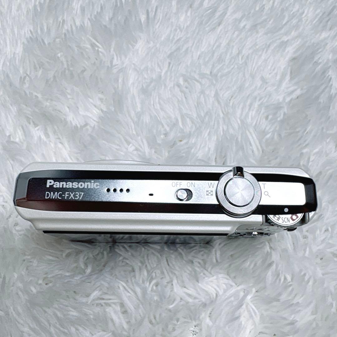 【動作品】Panasonic LUMIX デジカメ DMC-FX37 ホワイト
