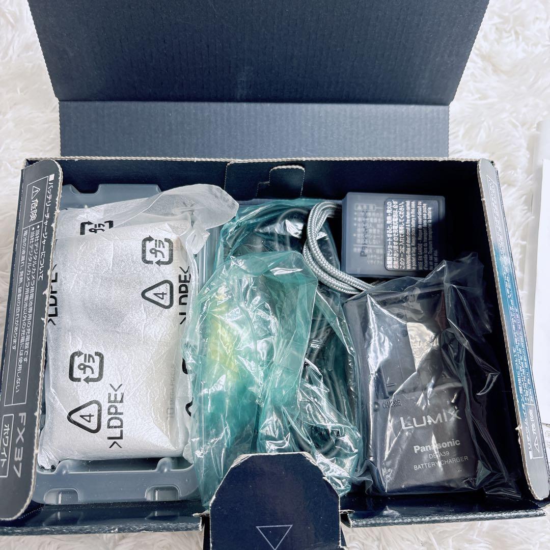 【動作品】Panasonic LUMIX デジカメ DMC-FX37 ホワイト