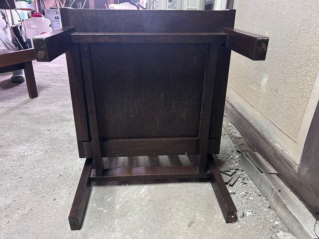 ①木製 ダイニングソファー ローチェア 和モダン 古民家