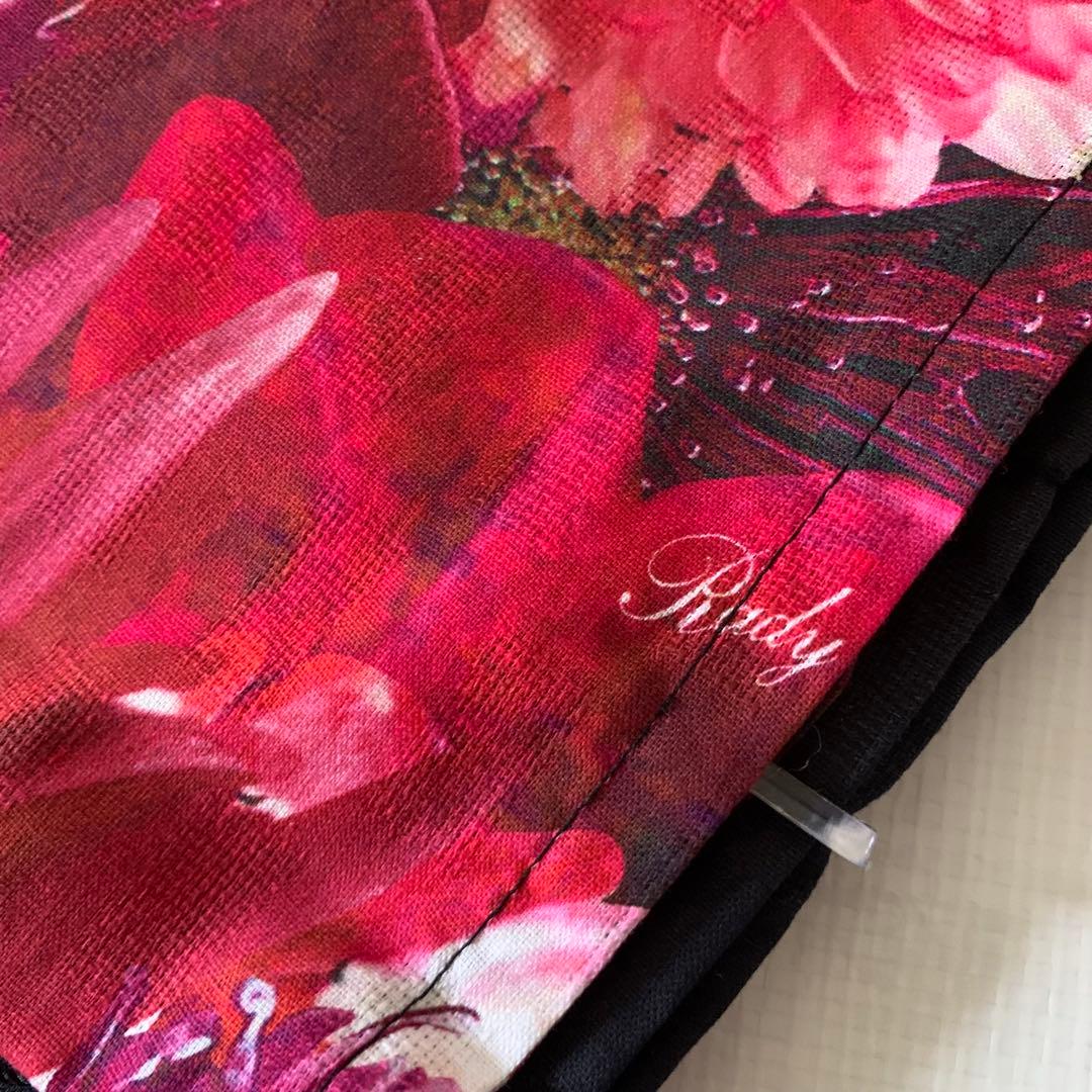 Rady レディー　浴衣　リゾートフラワー　リゾフラ　ブラック　黒　帯　ピンク