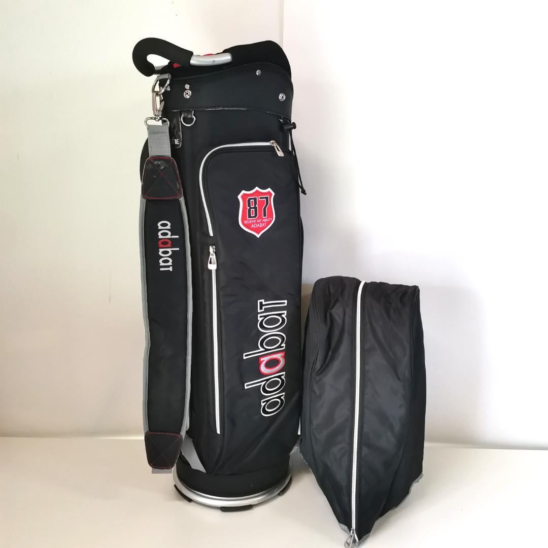 【超軽量】adabat アダバット キャディバッグ パイプハンドル ブラック