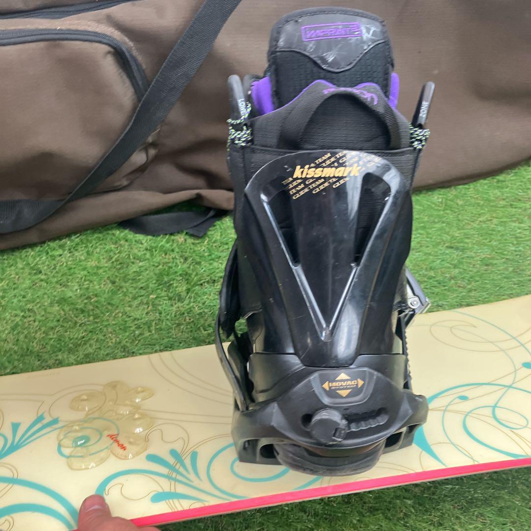 HEAD スノーボード セットkissmark バートン　23.5㎝　レディース