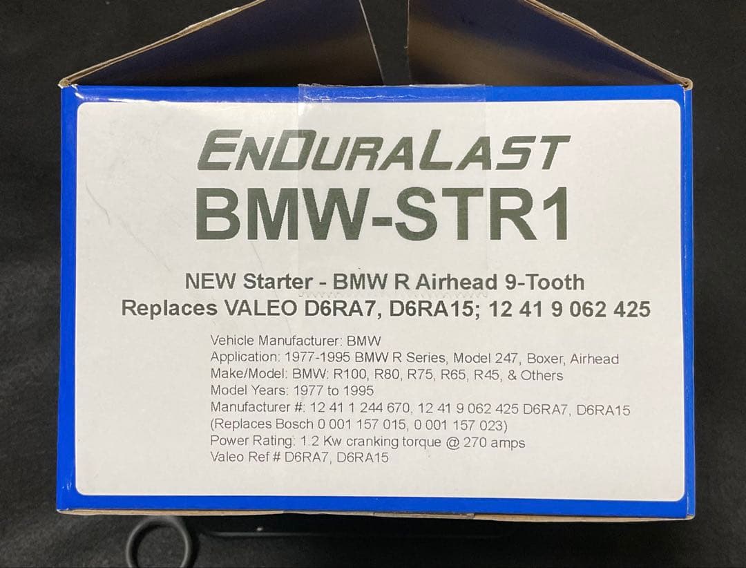  Rシリーズ用 セルスターター EnduraLast ：新品