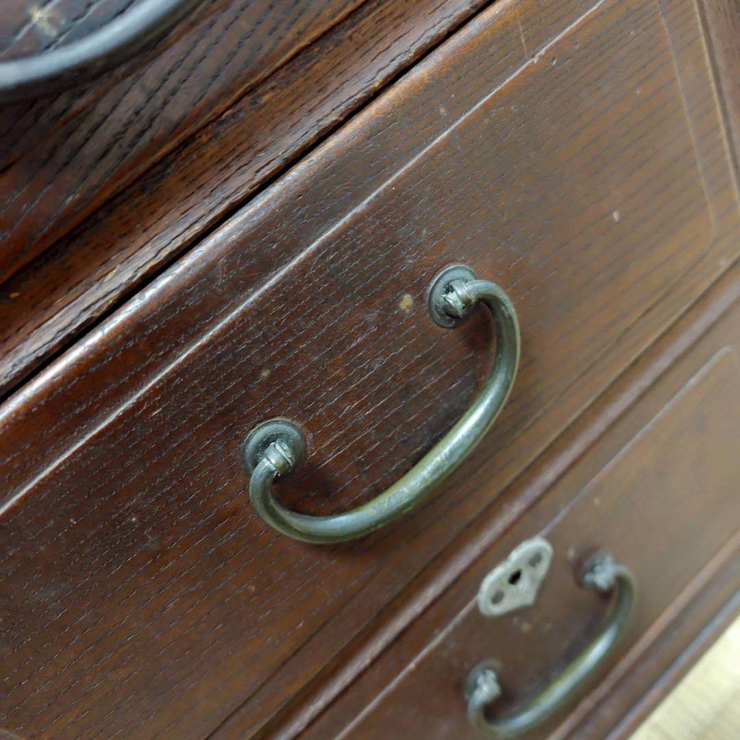 アンティーク ３段チェスト コンパクト タンス 年代物 お洒落 オシャレ 和風