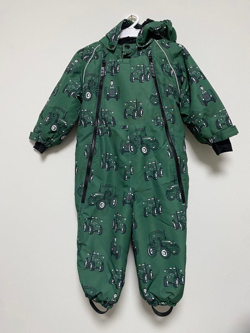 Smafolk トラクター柄 スキーウェア 2-3歳用