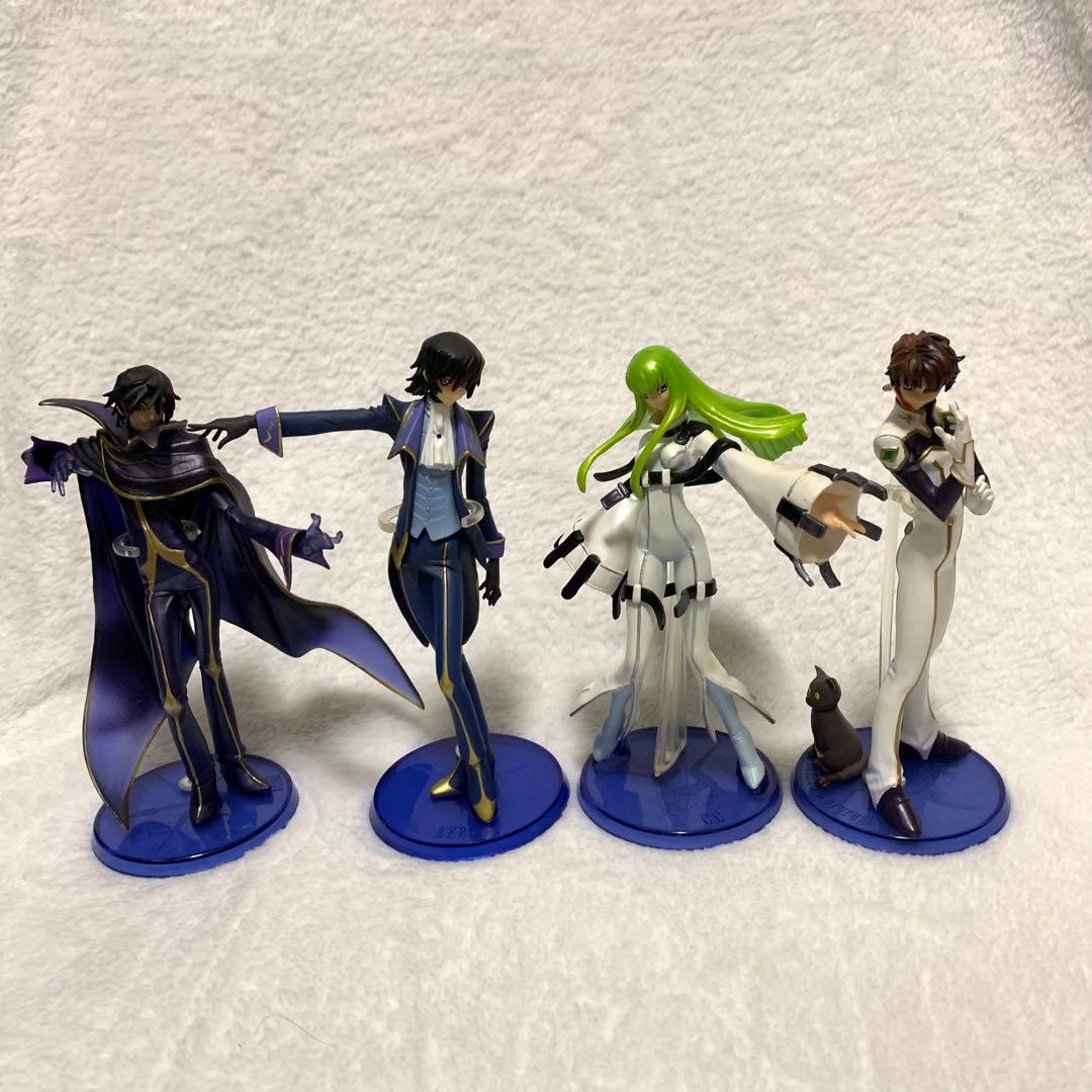 食玩 コードギアス　反逆のルルーシュ　トレーディングフィギュア 4体セット