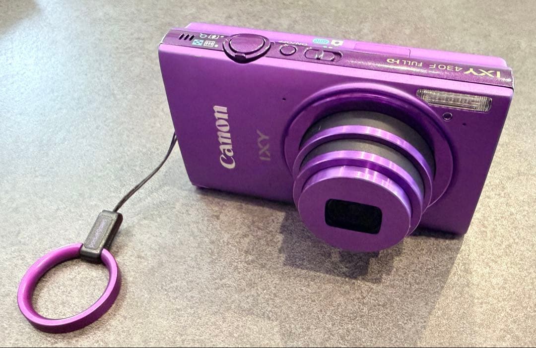 デジタルカメラ　IXY 430F パープル色