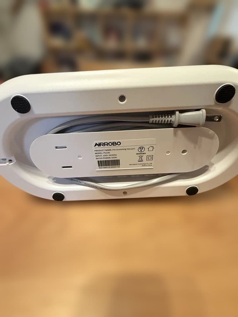 【美品】AIRROBO ペット用グルーミングセット 掃除機 バリカン 吸引