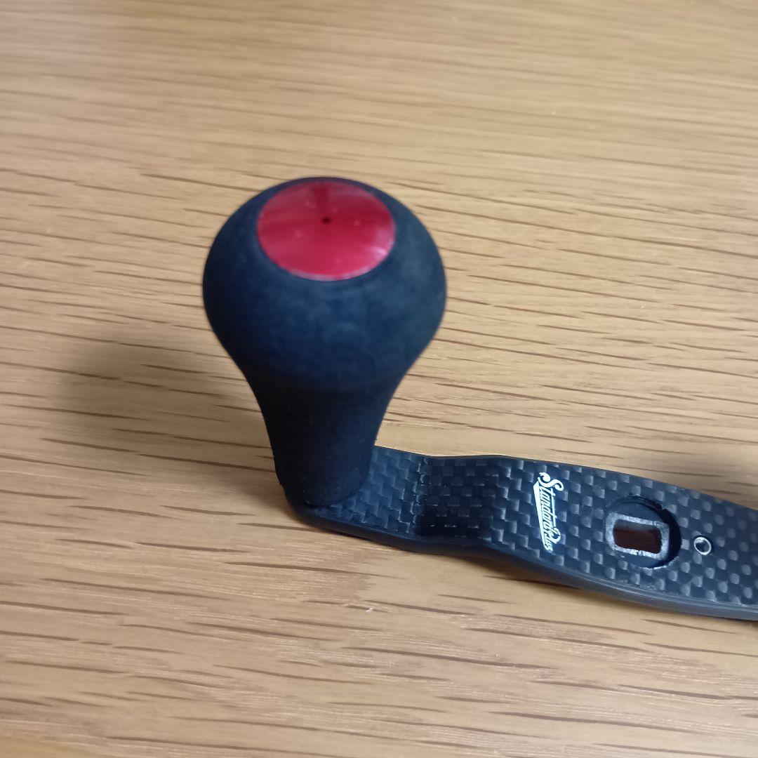 スタコン studio COMPOSITE ベイトリール パワーハンドル 黒/赤