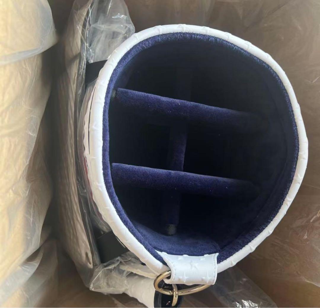 ゴルフバッグ・キャディバッグ CADDY BAG (CART TYPE) CB-STAR WHITE MUTA