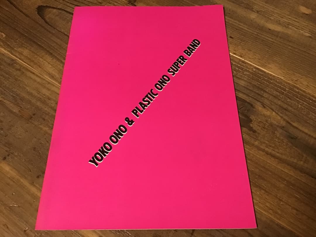 ★オノヨーコ/YOKO ONO/ツアーパンフレット/ジョンレノン/1974年