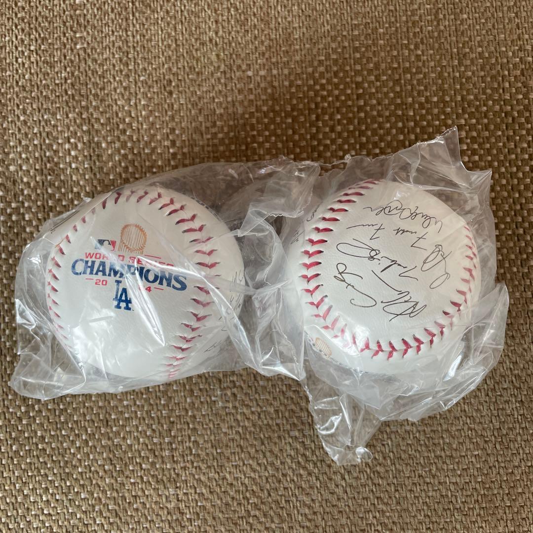 ワールドシリーズチャンピオンボール 2024 プリントサイン