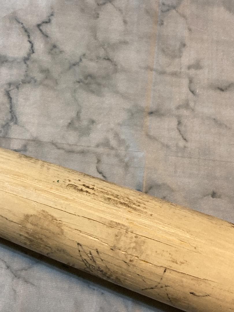 中田翔 実使用バット 直筆サイン入り