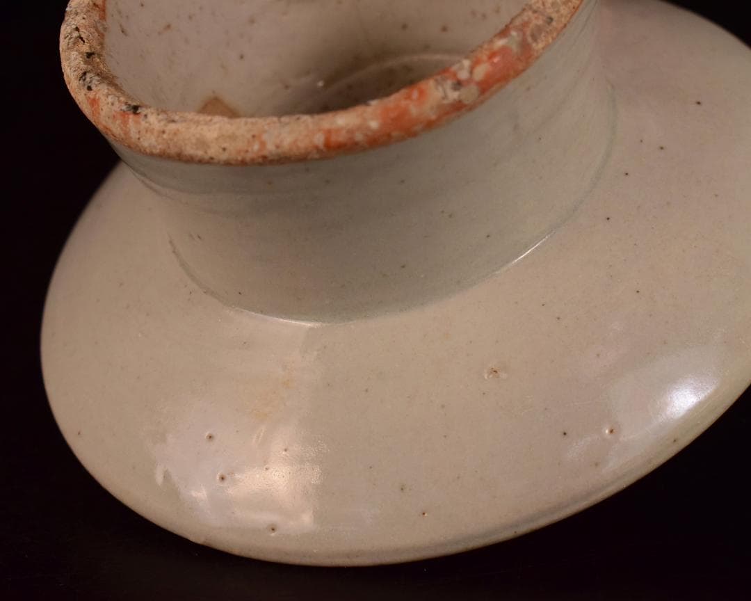 李朝 白磁 台鉢 台皿 菓子器 陶芸