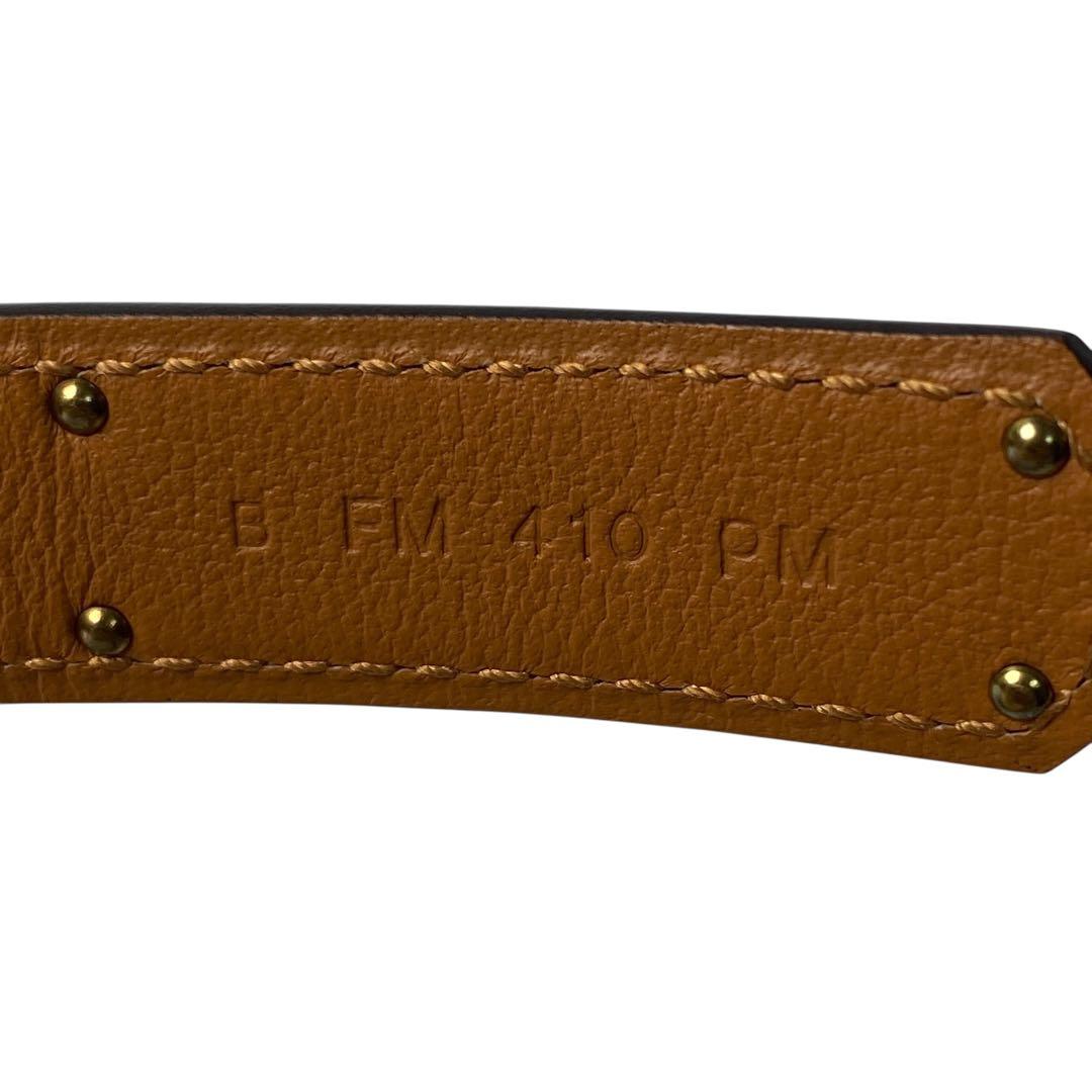 美品 エルメスHERMES ケリーベルト B刻印 ゴールド金具 エトゥープ