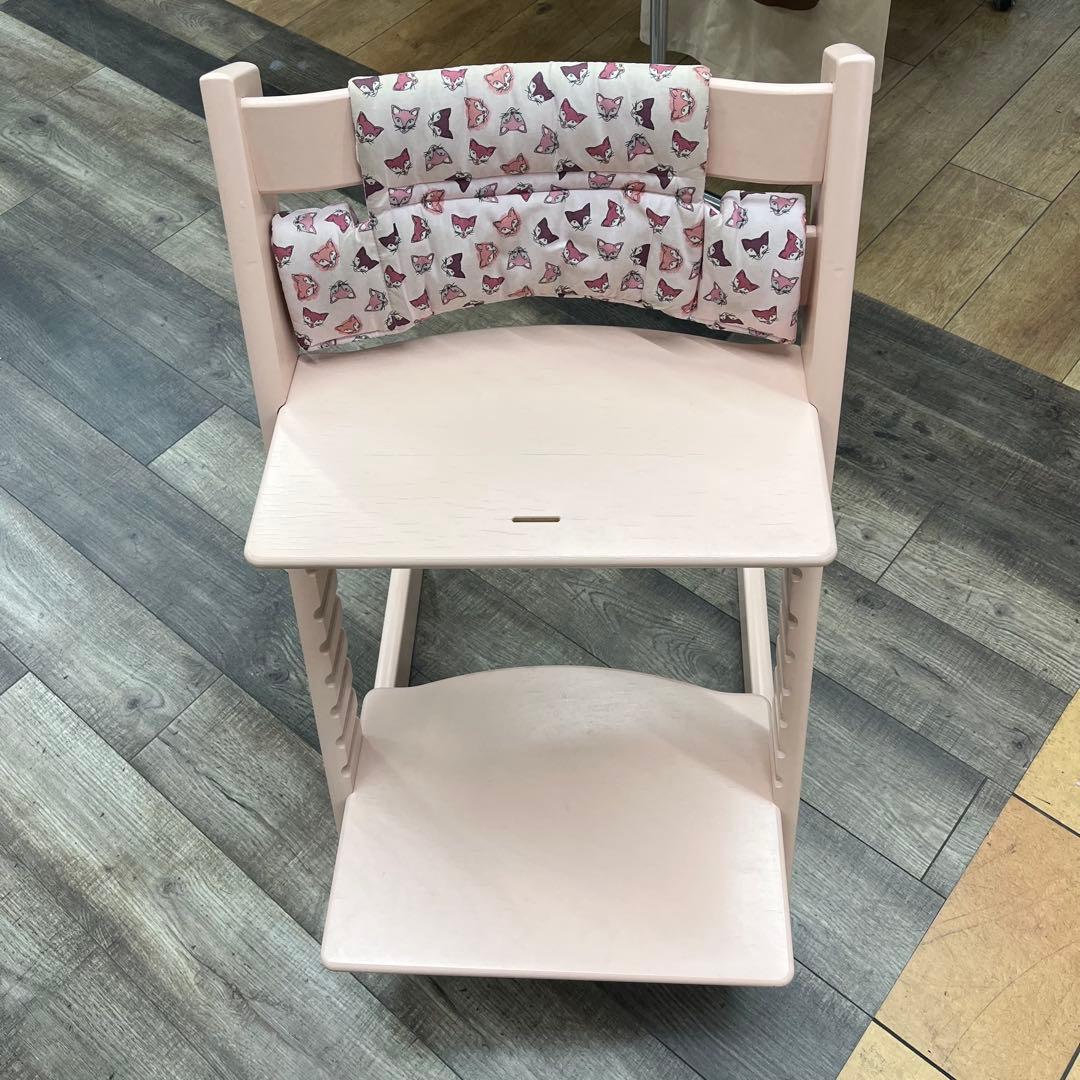 美品 ストッケ トリップトラップ ピンク S/N6 セレーヌピンク