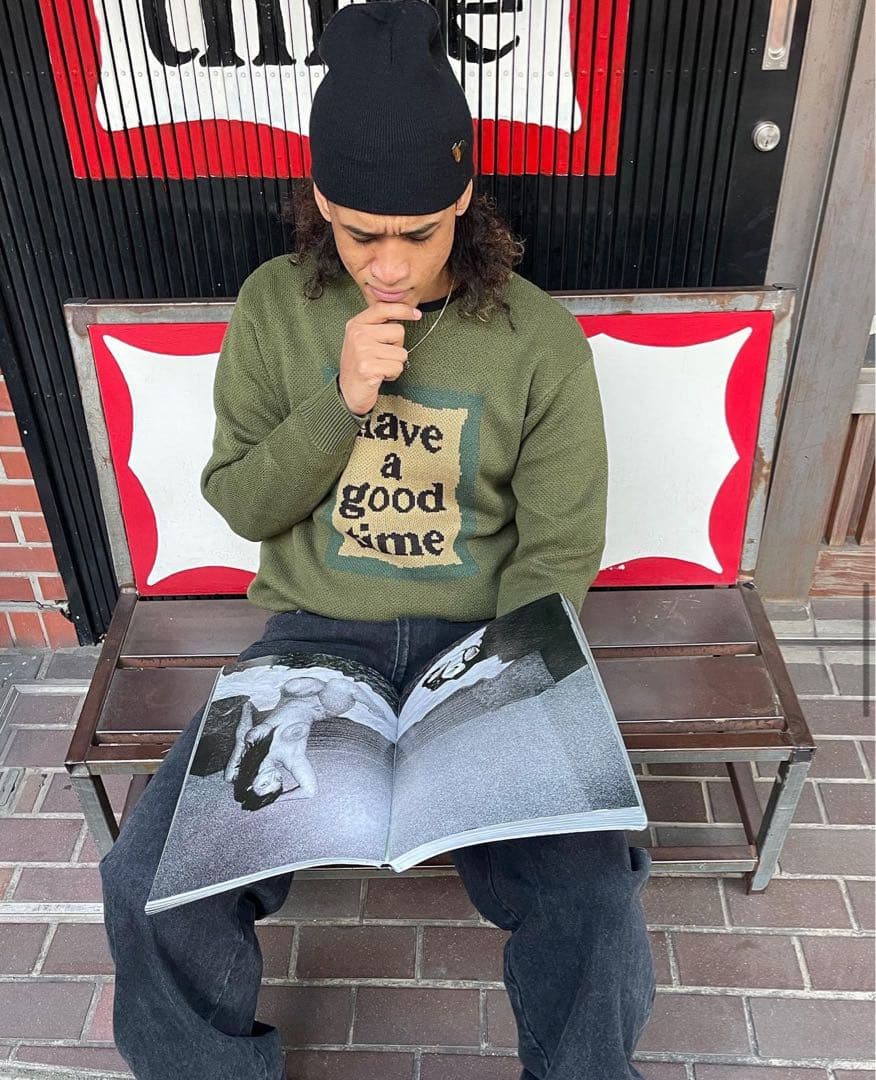 have a good time ニットsweater