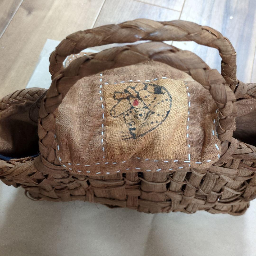 山ブドウのつる　ハンドメイドバッグ