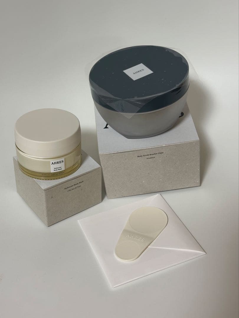 AHRES ギフトセット ボディスクラブ＆ボディクリーム プレゼント
