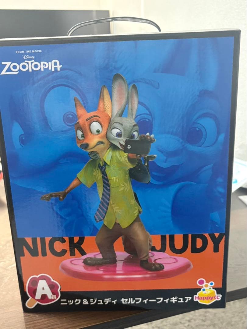 ズートピア1と2ニック & ジュディ　フィギュア happyくじA賞